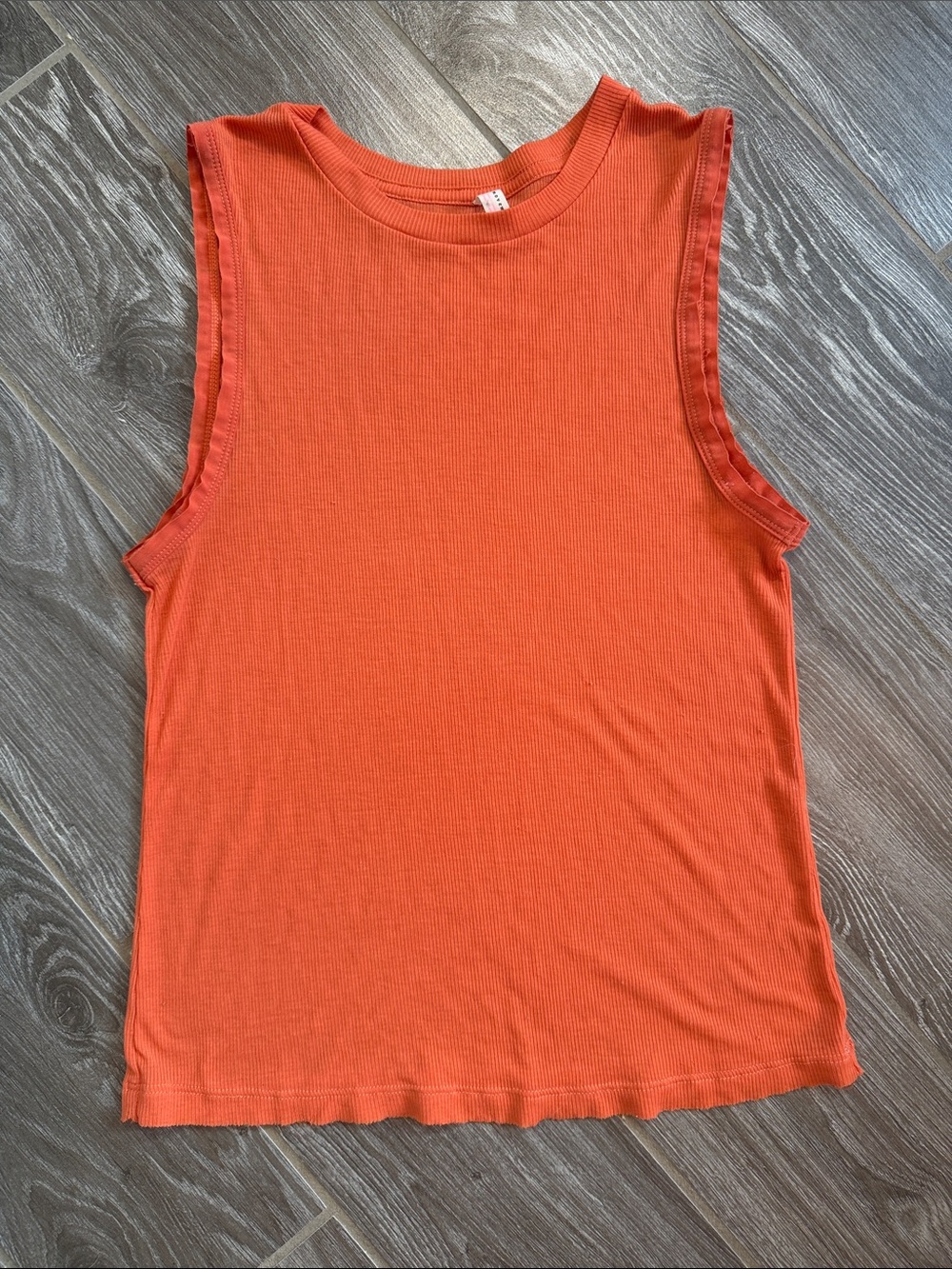 FP Movement Ribbed Tank oversized muscle in Burnt Orange XS extra small